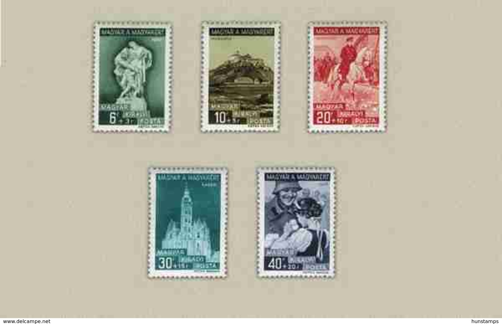 Hungary 1939. Hungary To Hungarians Nice Set, MNH (**) Michel: 593-597 - Ungebraucht