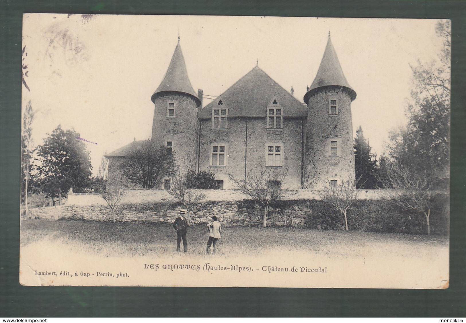 CPA - 05 - Les Grottes - Château De Picontal - Autres & Non Classés