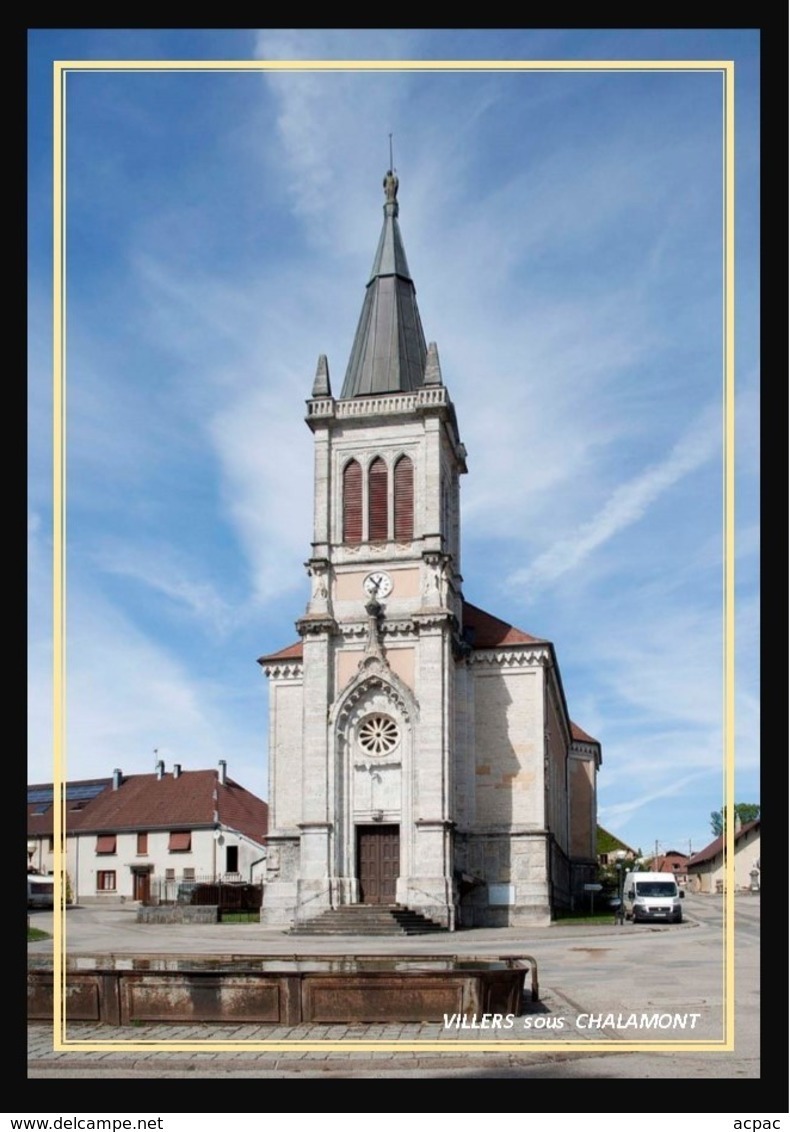 25  VILLERS  Sous  CHALAMONT  .... L'église - Otros & Sin Clasificación