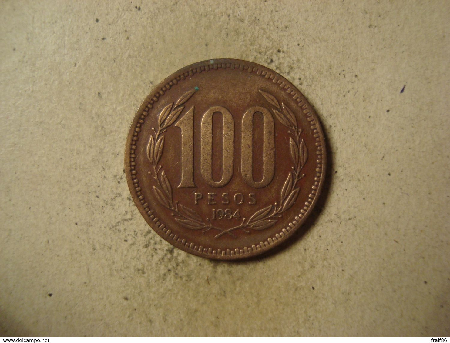 MONNAIE CHILI 100 PESOS 1984 - Chile