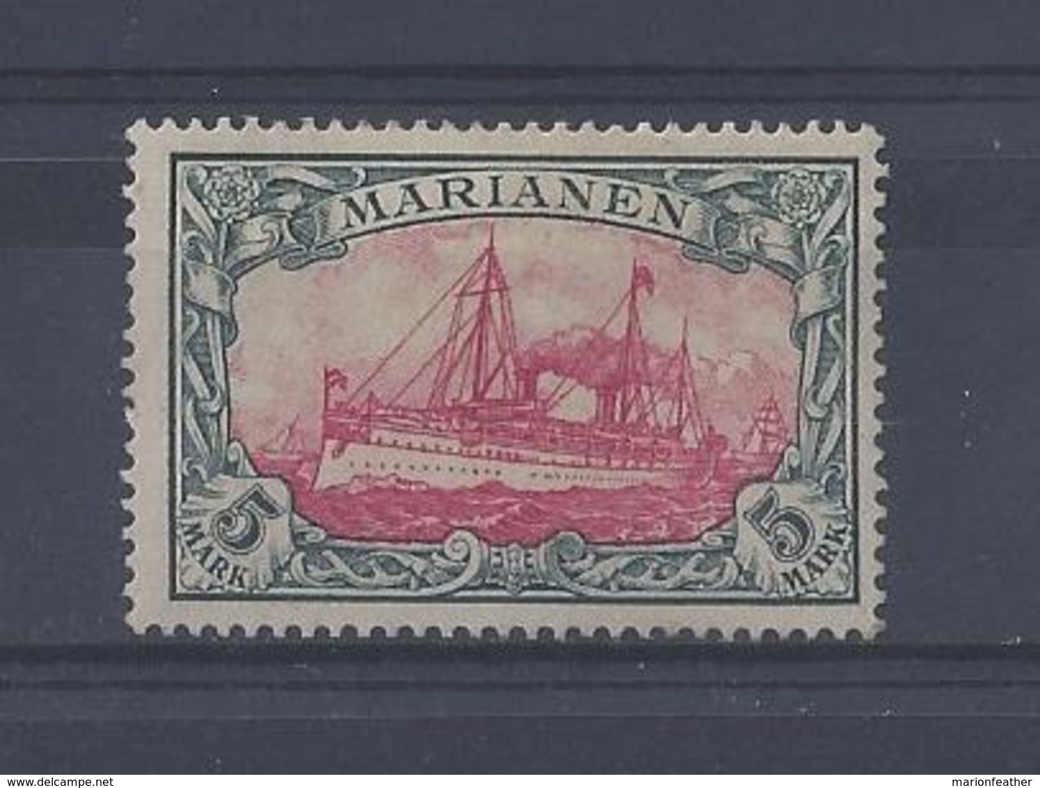 GERMANY......MARIANA Is......SG25.......POOR BACK.....(CAT. VALUE  £120.)....MH... - Mariana Islands