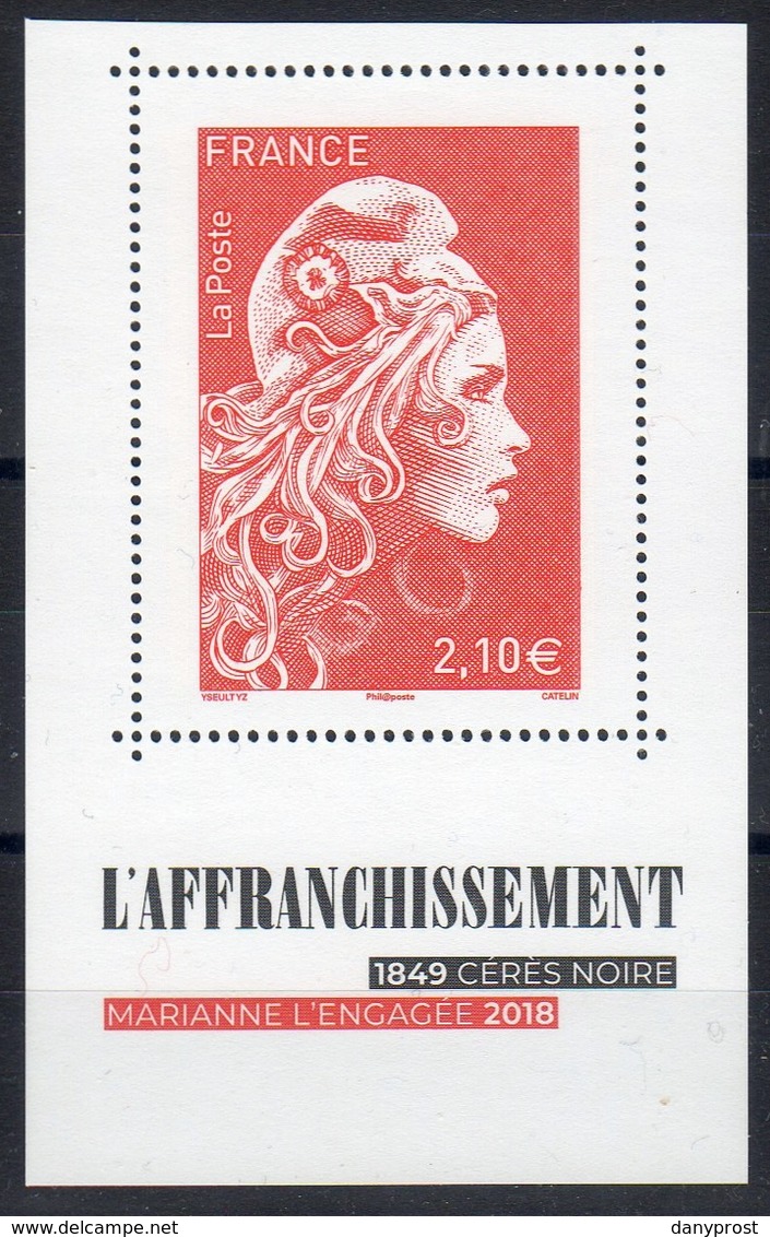 2019 / Marianne L'engagée à 2.10 € Issue Du 1er FEUILLET Intérieur Du Carnet " L'AFFRANCHISSEMENT " SUPERBE NEUF - Neufs