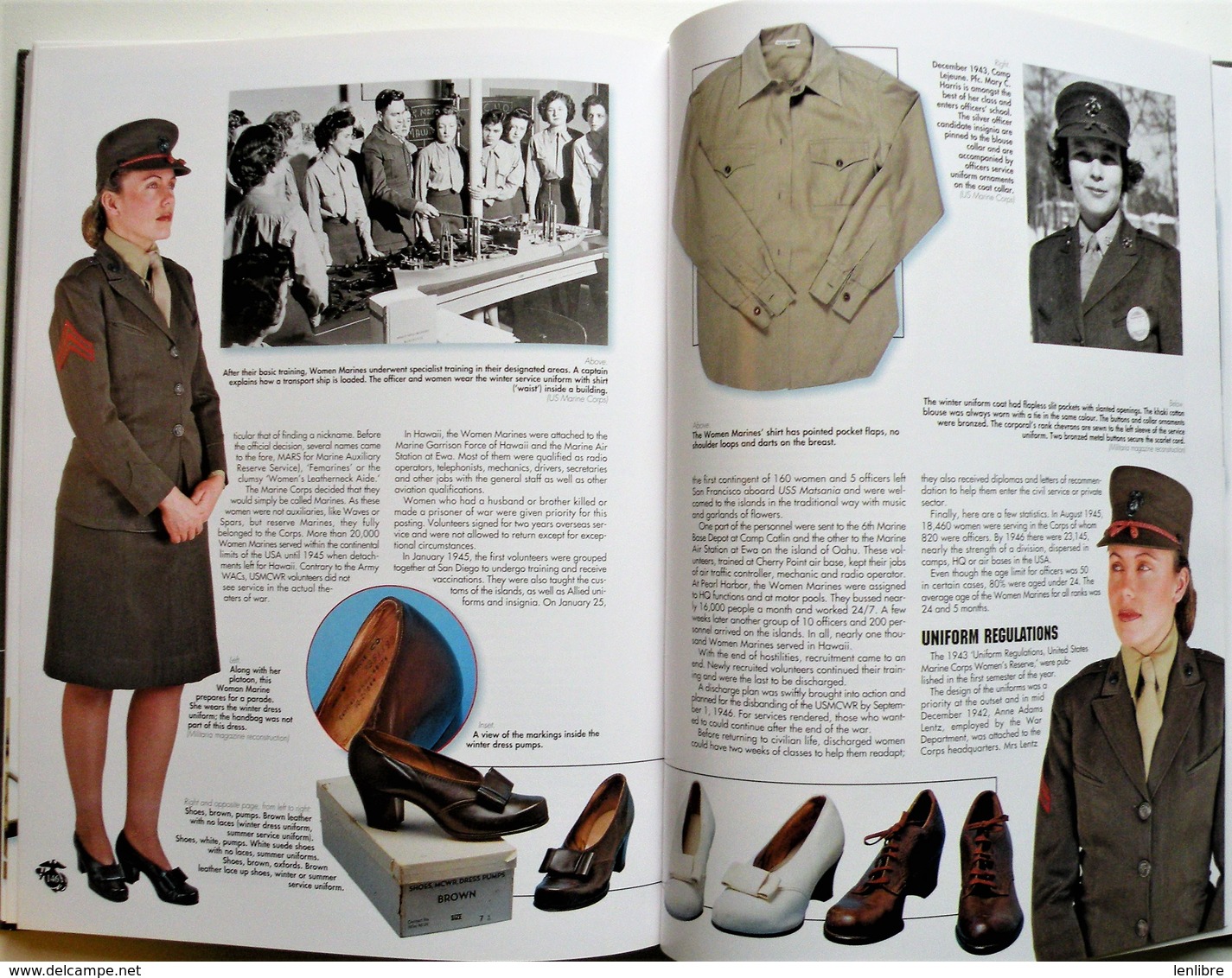 USMC. UNIFORMS & EQUIPMENT.1941-45. Bruno Alberti & Laurent Pradier. H.& C. 2007.