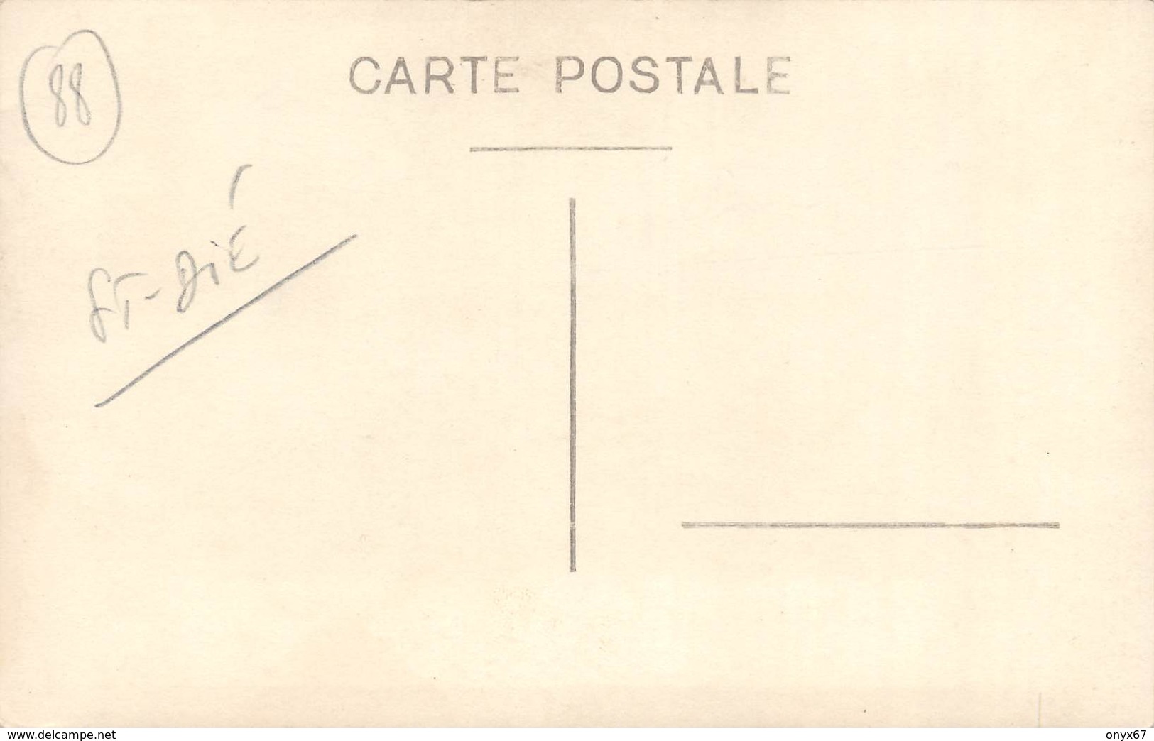 Carte Postale Photo SAINT-DIE (88-Vosges)  Monument Aux Morts 1914-1918 - Saint Die