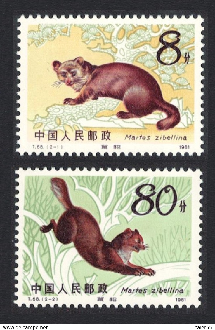 China The Sable 2v MNH SG#3185-3186 - Nuovi