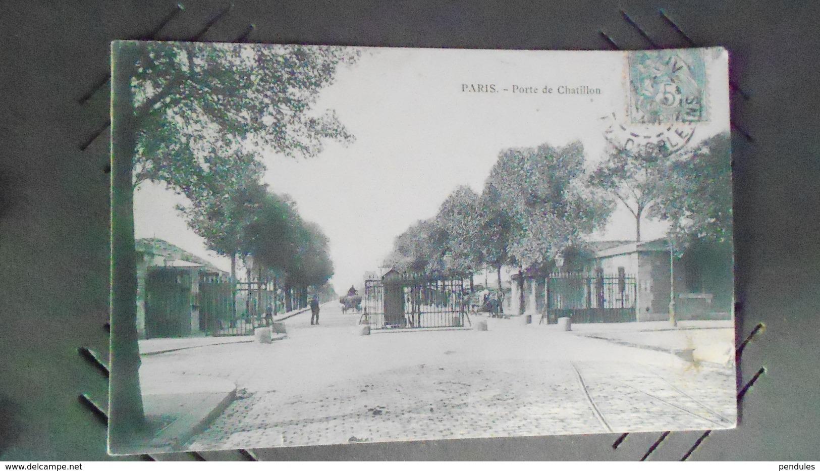 75	CARTE DE  PARIS	N° DE CASIER 	1084 T	CIRCULE - Autres & Non Classés