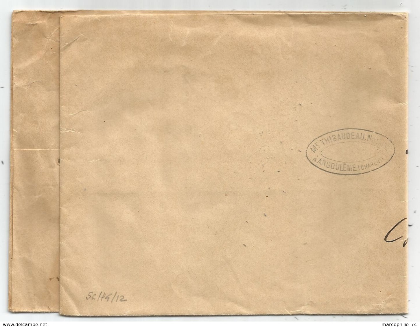 MOUCHON 30C N°128 SEUL GRANDE LETTRE PAPIERS AFFAIRES RECOMMANDES ANGOULEME 1903 TARIF 4EME - 1900-02 Mouchon