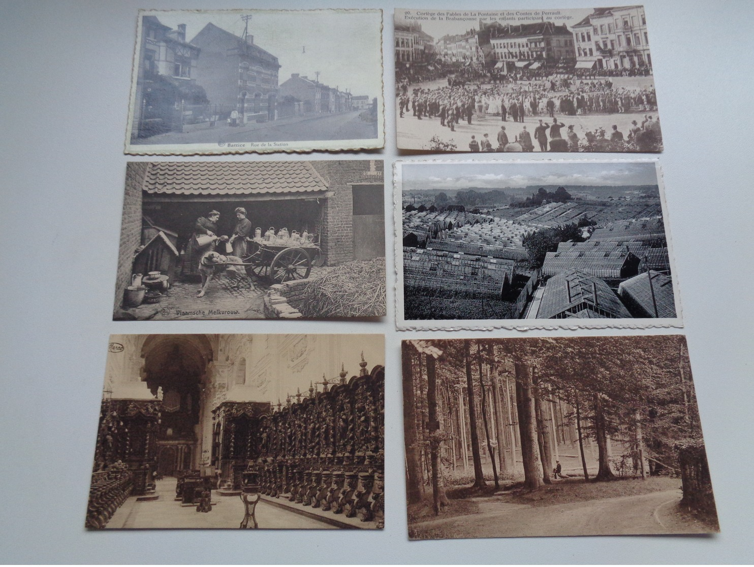 Beau lot de 60 cartes postales de Belgique       Mooi lot van 60 postkaarten van België   - 60 scans