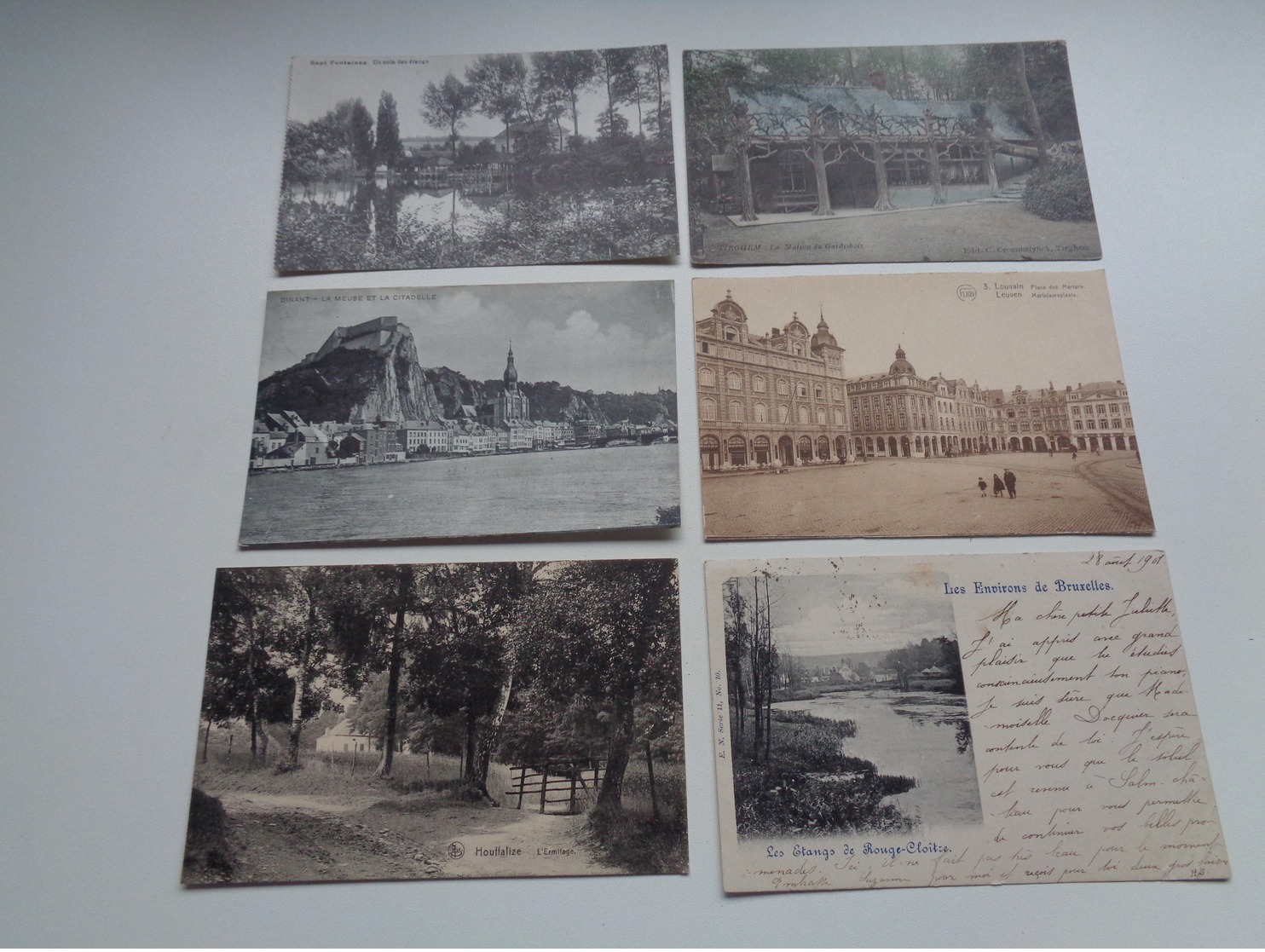 Beau lot de 60 cartes postales de Belgique       Mooi lot van 60 postkaarten van België   - 60 scans