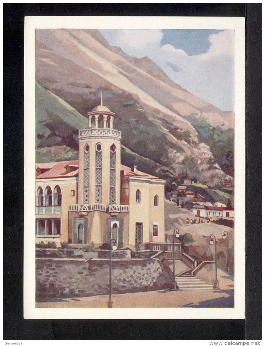 1960.USSR. Postcard.Azerbaijanskaya SSR. Resort ""Isti-Su"". Painter S. Sokolov. VIII-598 - Health