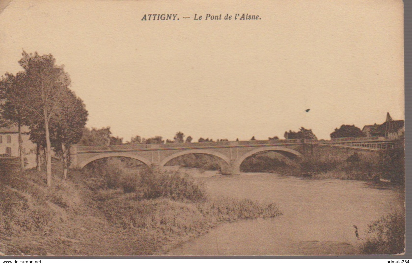 ATTIGNY - LE PONT DE L AISNE - Attigny