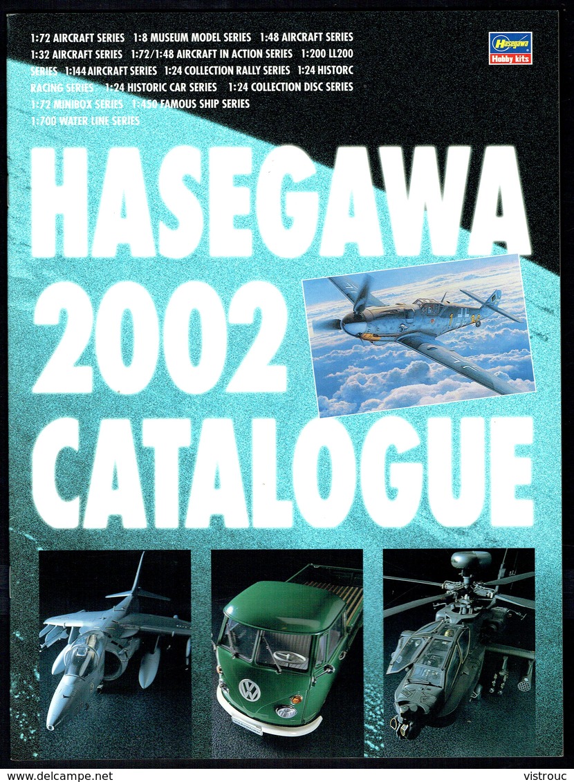Catalogue De Modélisme "HASEGAWA" - Année 2002. - Littérature & DVD