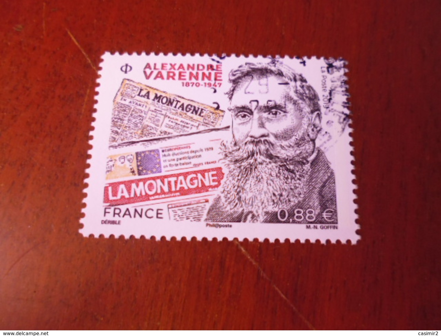 OBLITERATION CHOISIE  SUR TIMBRE NEUF  ALEXANDRE VARENNE - Used Stamps