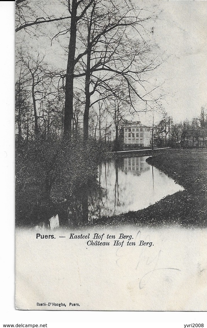 CP.de PUERS - Kasteel Hof Ten Berg En 1901 - Puurs