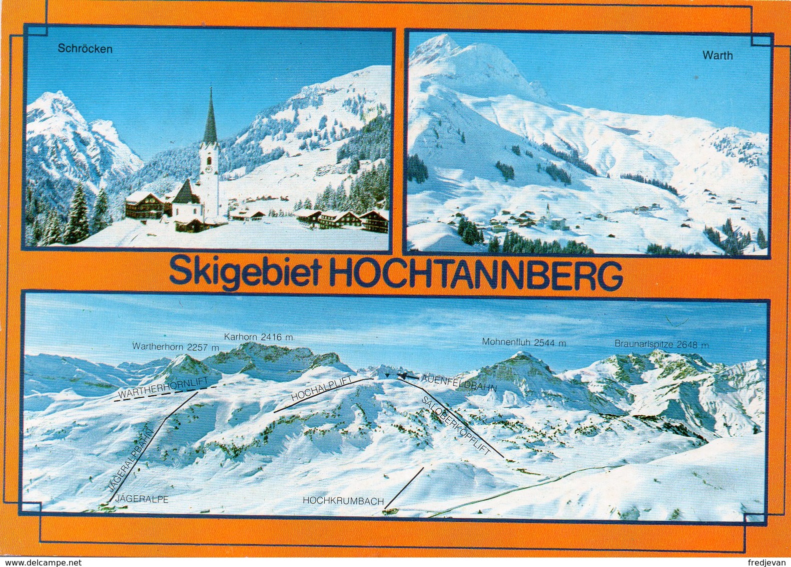 Osterreich - Skigebiet Hochtannberg - Voralberg - Schröcken