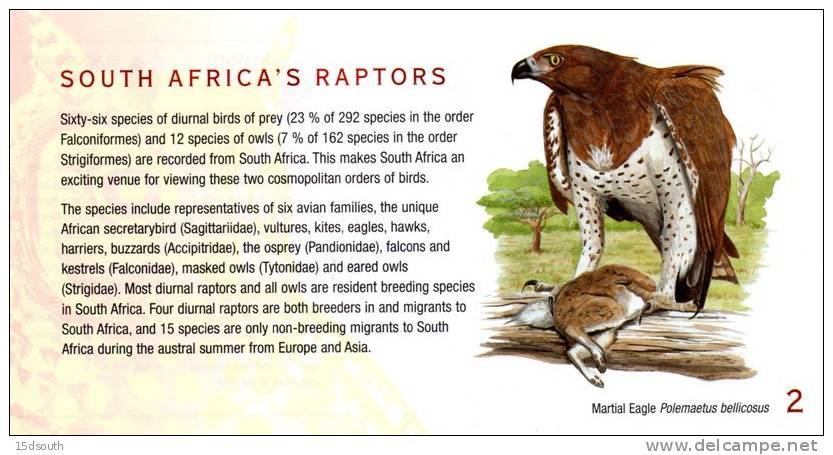 South Africa - 1998 Raptors Souvenir Booklet