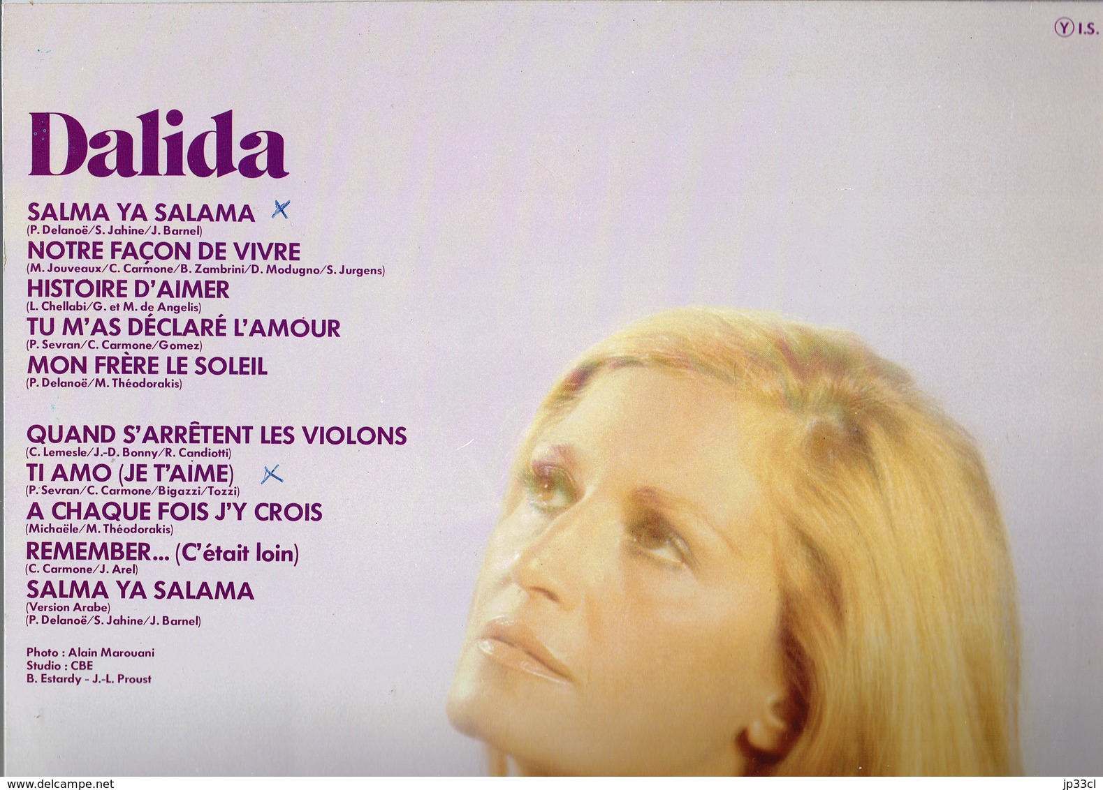 Dalida Salma Ya Salama (Sonopress, Orlando Records) - Disco, Pop