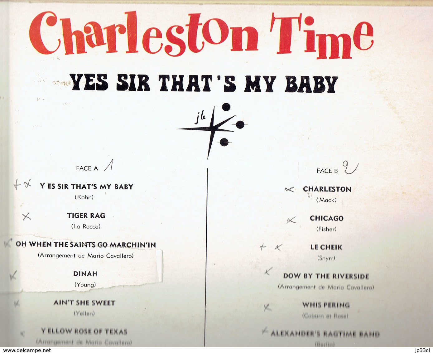 The Alexander's Band : Charleston Time Yes Sir That's My Baby - Disco, Pop