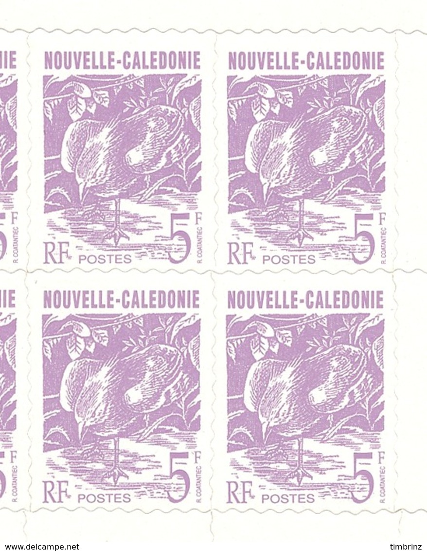 NOUV.-CALEDONIE 1994 - Yv. Carnet C655 **   Cote= 25,00 EUR - 16 Ex Yv.655 Adhésifs - Cagou - Non Plié  ..Réf.NCE25352 - Booklets