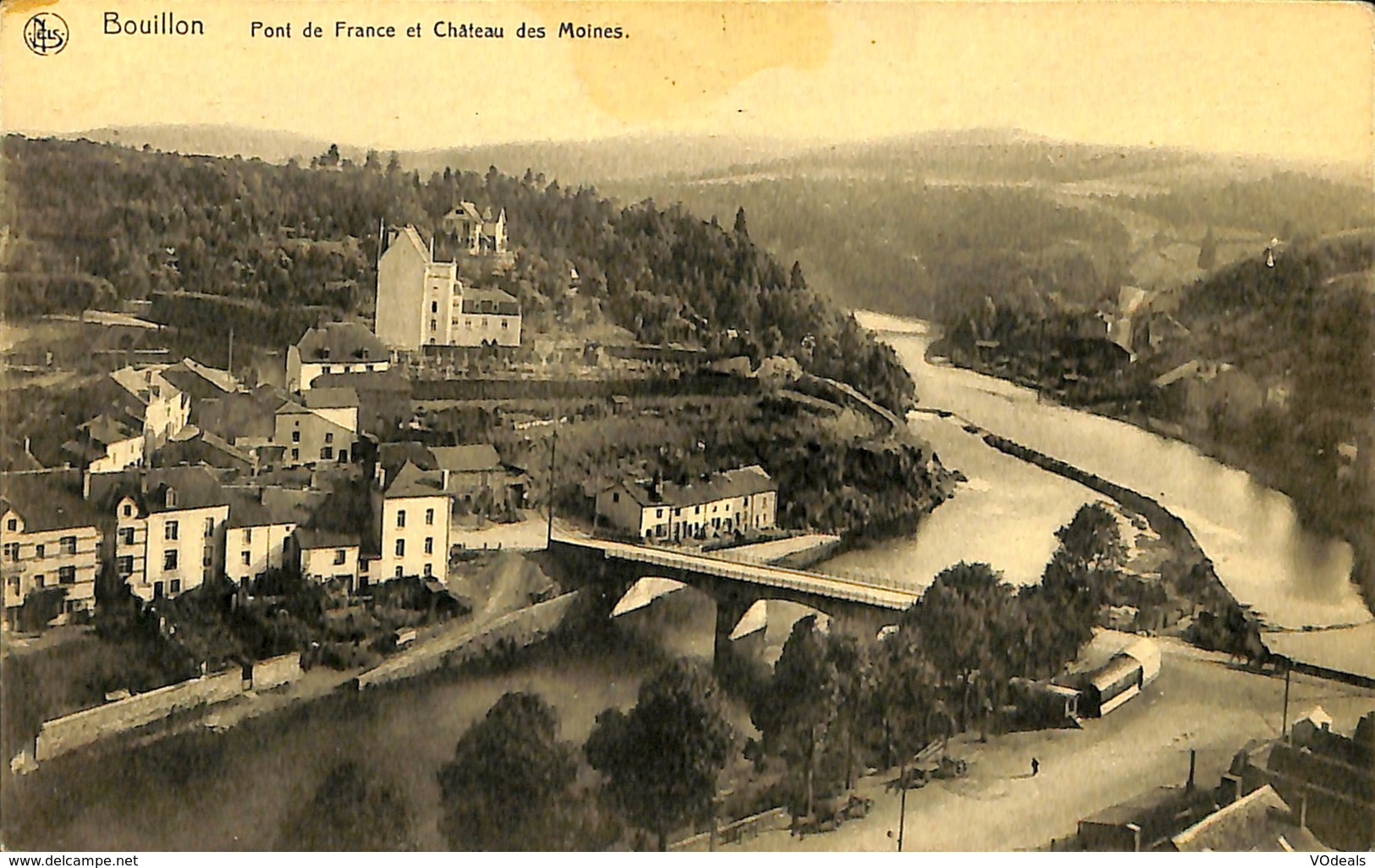 CPA - Belgique - Bouillon - Pont De France Et Château Des Moines - Bouillon