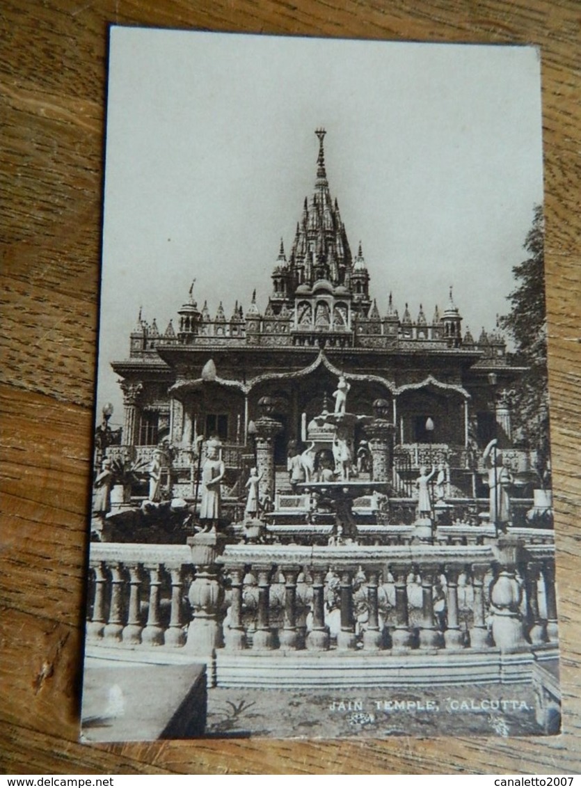 CALCUTTA  INDE: JAIN TEMPLE-AVEC OBLITERATION ET TIMBRE INDE ANGLAISE DE 1938 - Inde