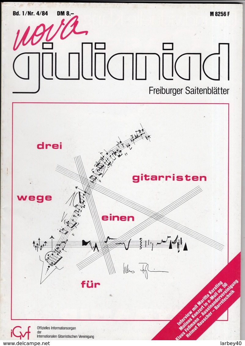 Revue Guitare Nova Giulianiad Freiburger Saitenblatter - Musique