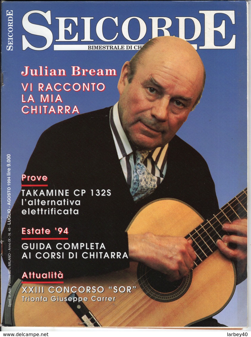 Seicorde Revue Di Chitarra - N° 46 - Julian Bream - Musique