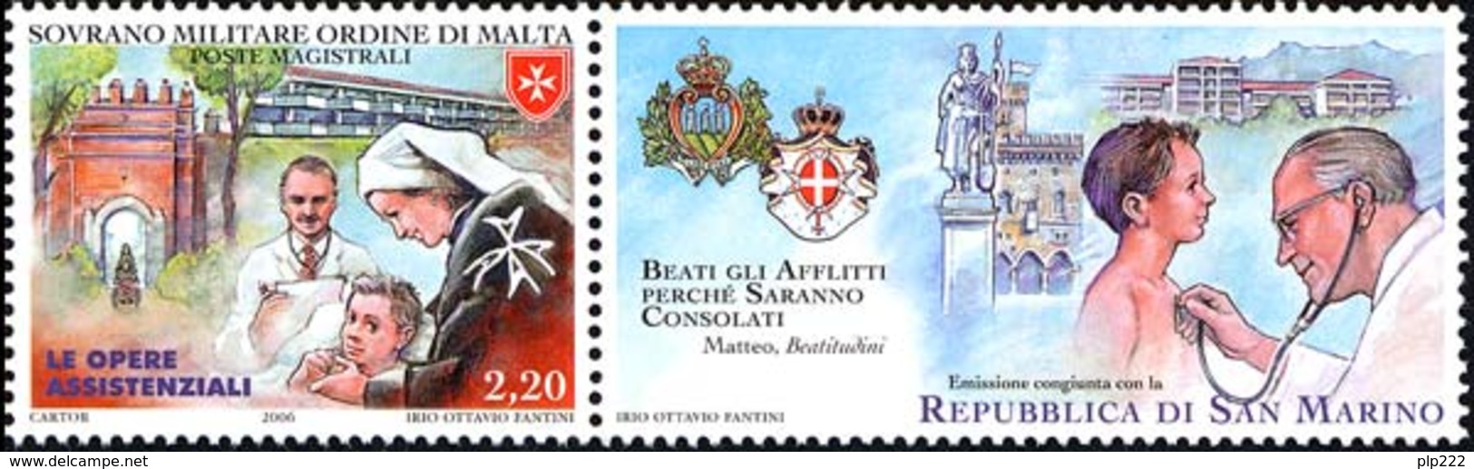 SMOM 2006 Sass.830 MNH/** VF - Sovrano Militare Ordine Di Malta