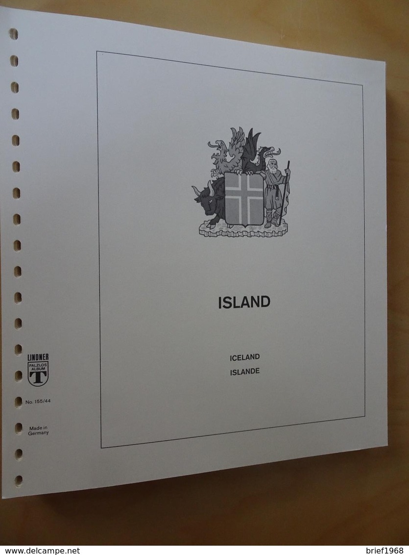 Island Lindner T Falzlos 1944-1991 (12130) - Pre-printed Pages