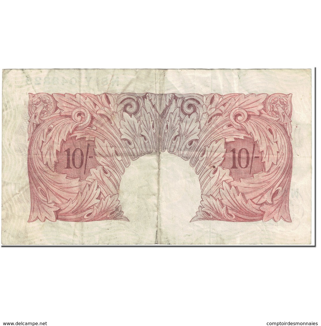 Billet, Grande-Bretagne, 10 Shillings, 1955-1960, Undated (1955-60), KM:368c, B - 10 Shillings