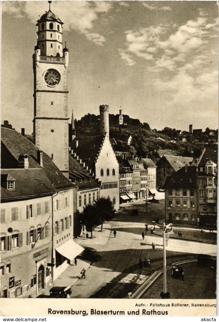 CPA AK Ravensburg Blaserturm Und Rathaus GERMANY (938473) - Ravensburg