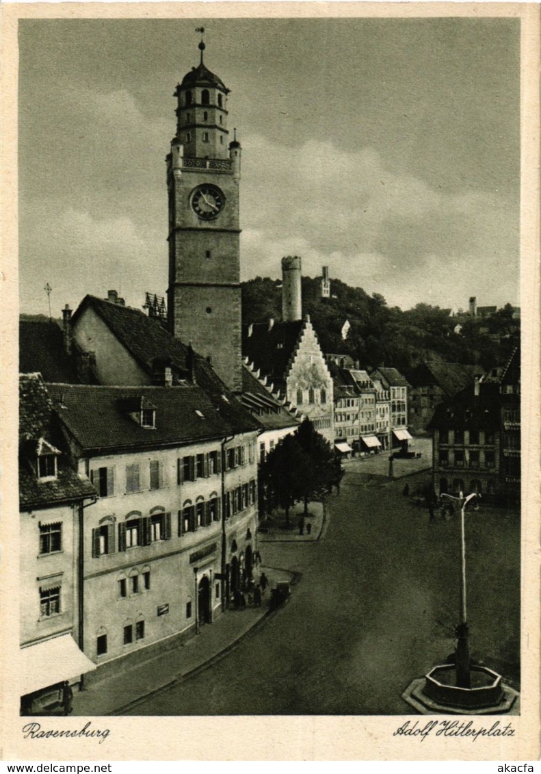 CPA AK Ravensburg Adolf Hitlerplatz GERMANY (938494) - Ravensburg