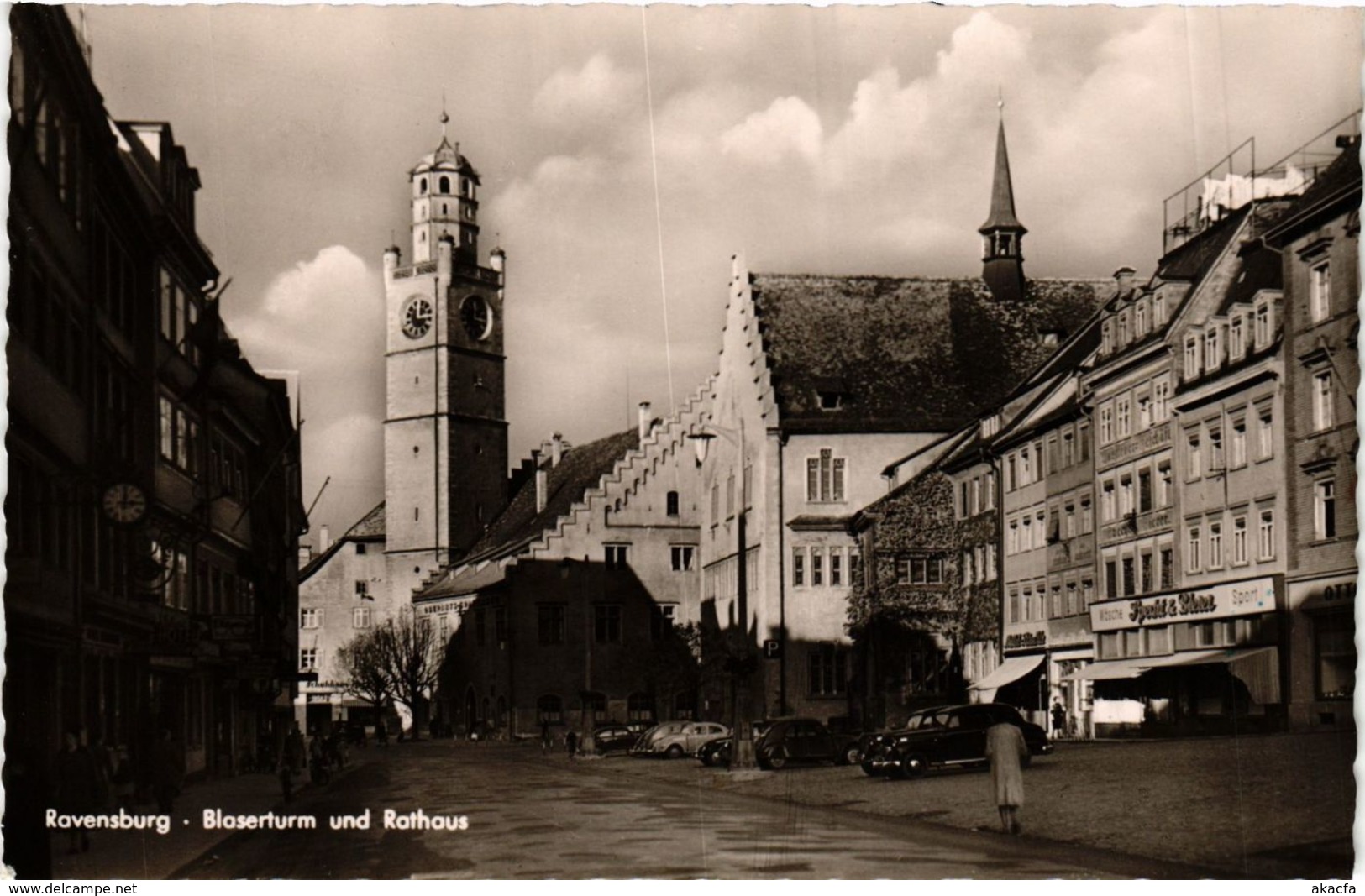 CPA AK Ravensburg Blaserturm Und Rathaus GERMANY (938507) - Ravensburg