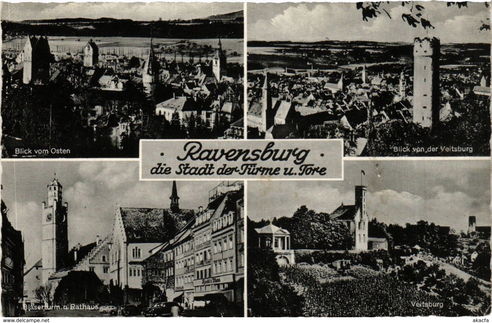 CPA AK Gruss Aus Ravensburg GERMANY (938515) - Ravensburg