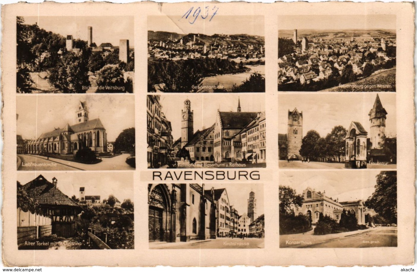 CPA AK Gruss Aus Ravensburg GERMANY (938526) - Ravensburg