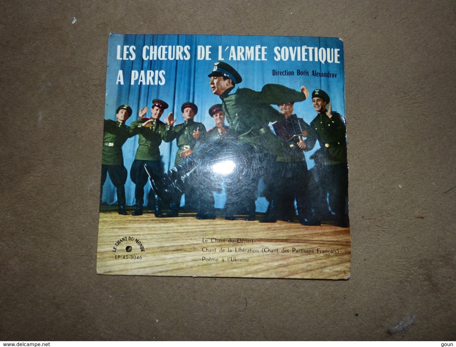 Disque 45T Les Choeurs De L'armée Soviétique à Paris 1960 URSS - Wereldmuziek