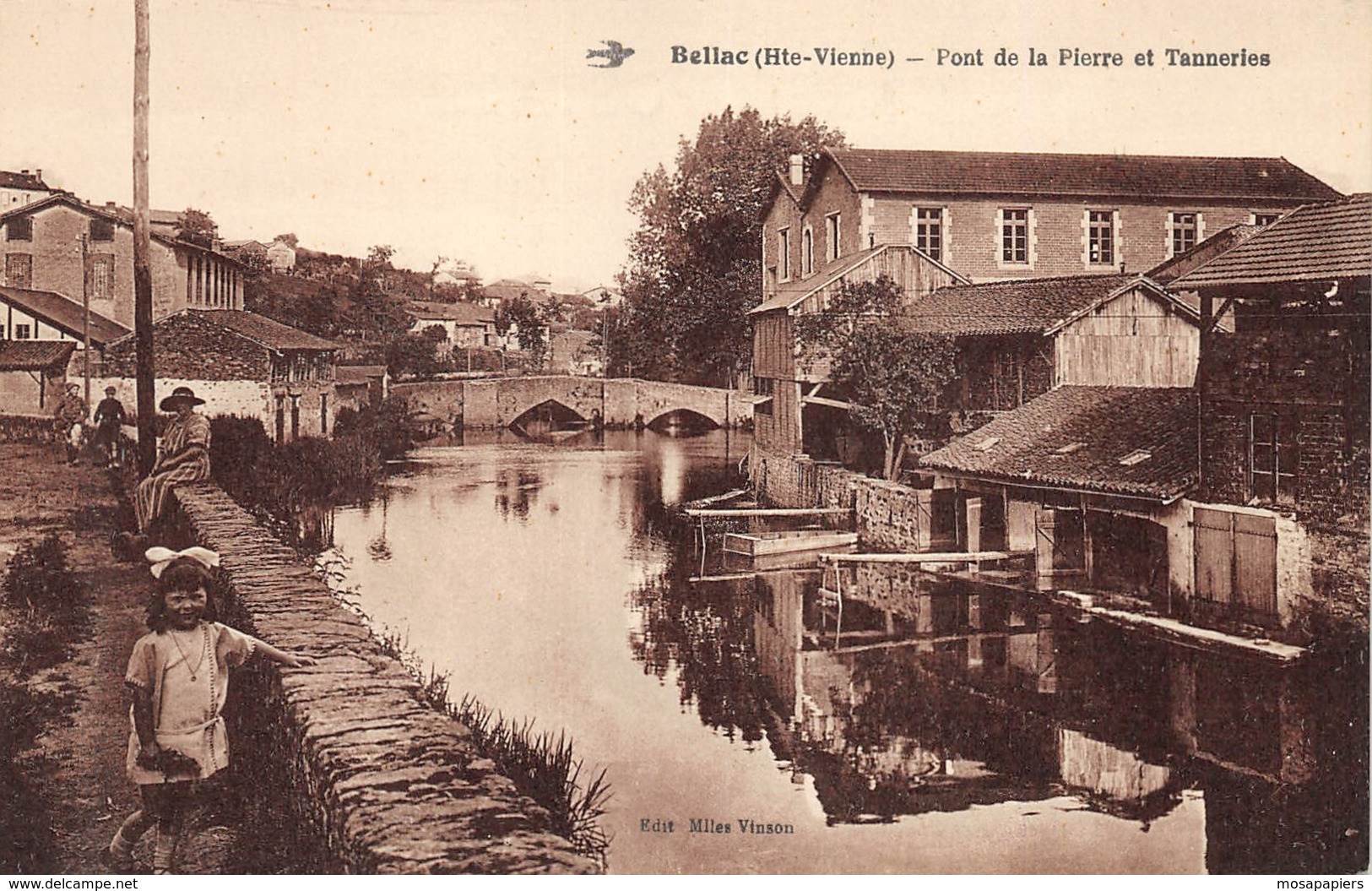 Bellac - Pont De La Pierre Et Tanneries - Bellac