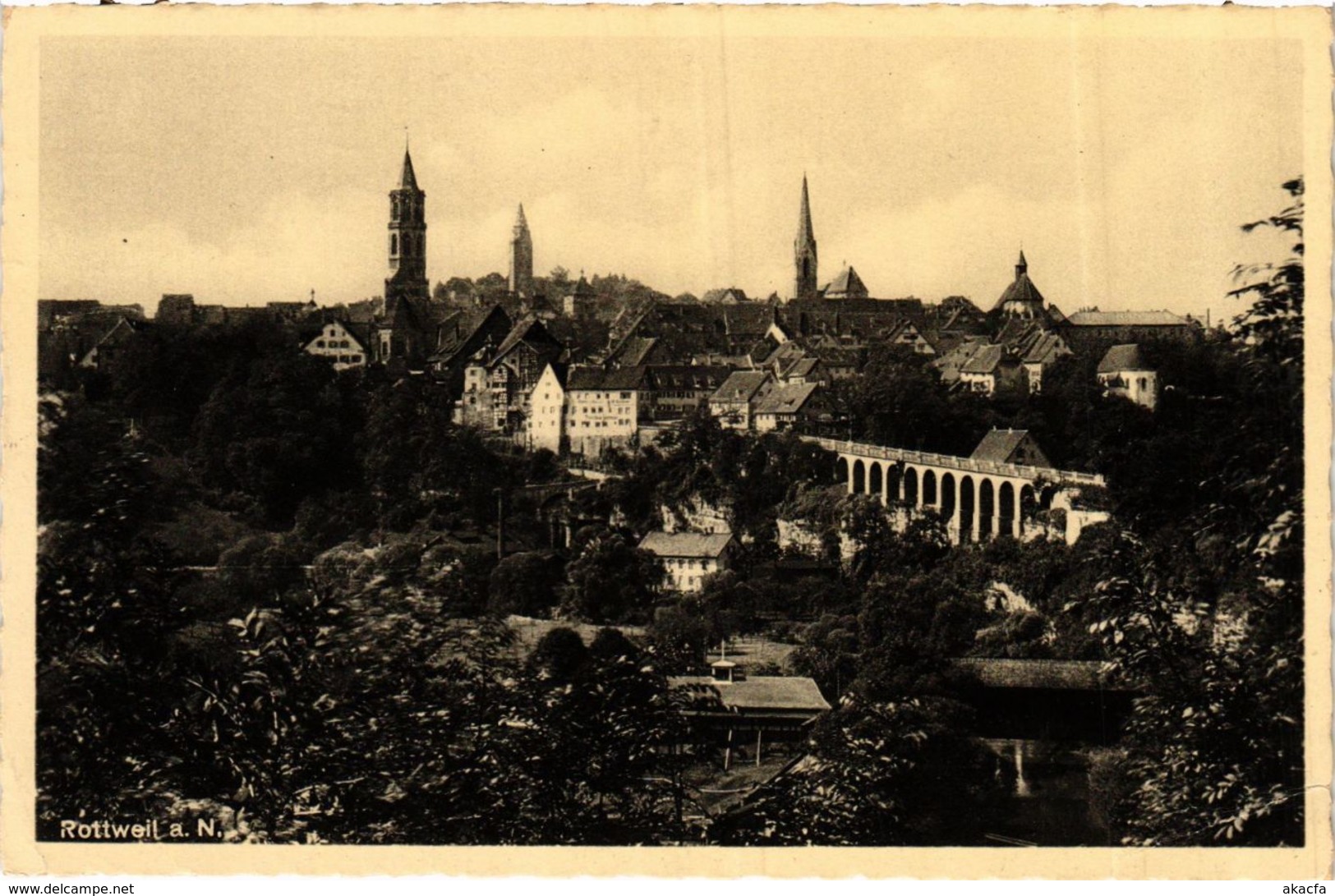 CPA AK Rottweil Panorama GERMANY (938949) - Rottweil