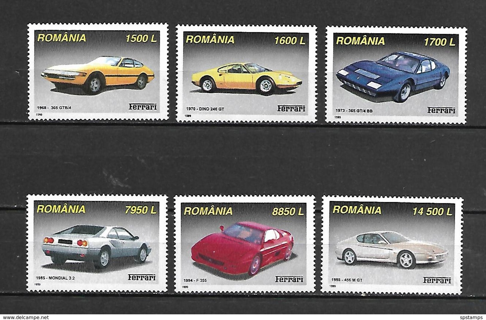 Romania 1999 Cars - Ferrari MNH (D0691) - Ungebraucht