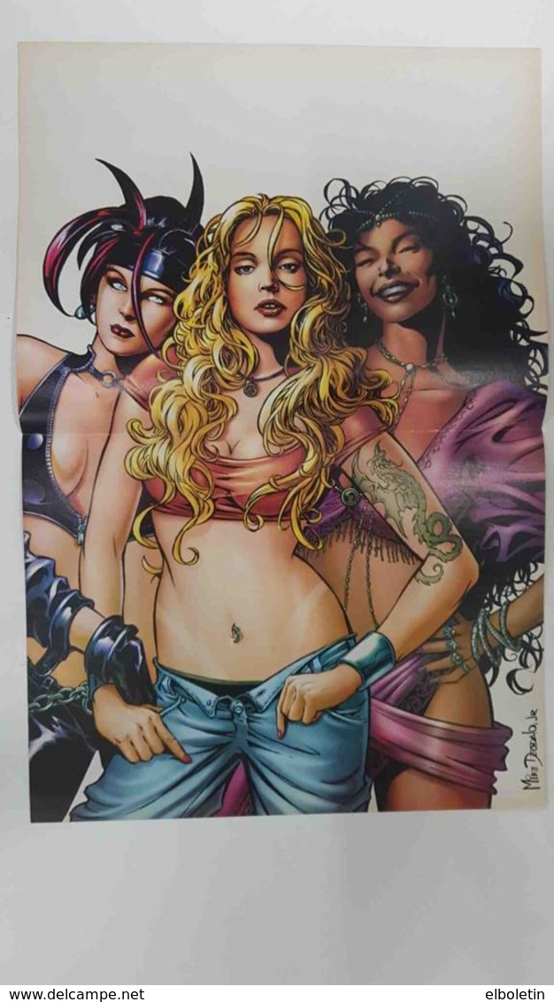 Poster Doble: X-Force (Mike Allred) - The Witches (Mike Deodato, Jr.). Proviene De Marvel Poster Magazine Vol ... - Otros & Sin Clasificación