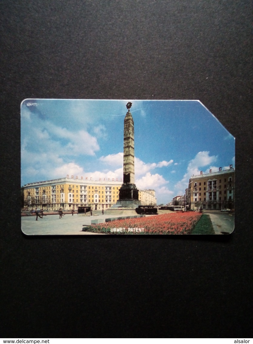 Télécarte De Belarus, Biélorussie : Vue D'une Ville - Bielorussia