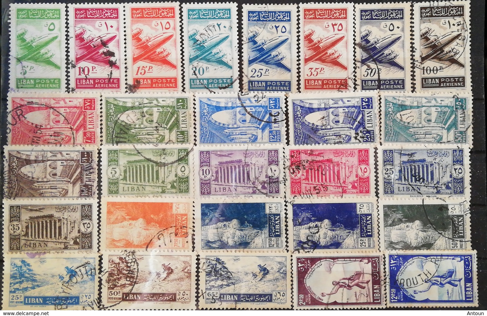 Lebanon Mixed LOT USED POSTAGE EXTRA - Lebanon