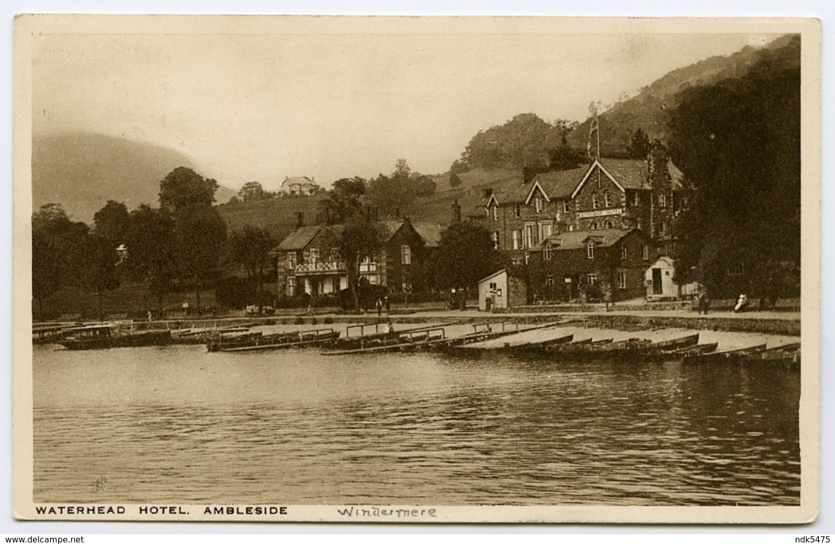 LAKE DISTRICT : WATERHEAD HOTEL, AMBLESIDE / ADDRESS - DERBY, ASHBOURNE ROAD (GOODEY) - Ambleside