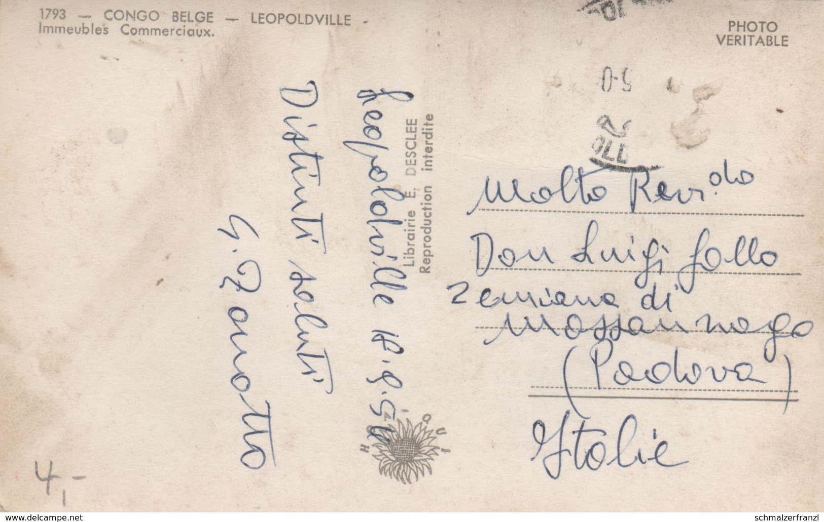 CPA - AK Congo Kongo Kinshasa Zaire Leopoldville Immeubles Commerciaux Belge Belgisch Afrique Africa Colonie Colony - Congo Belge