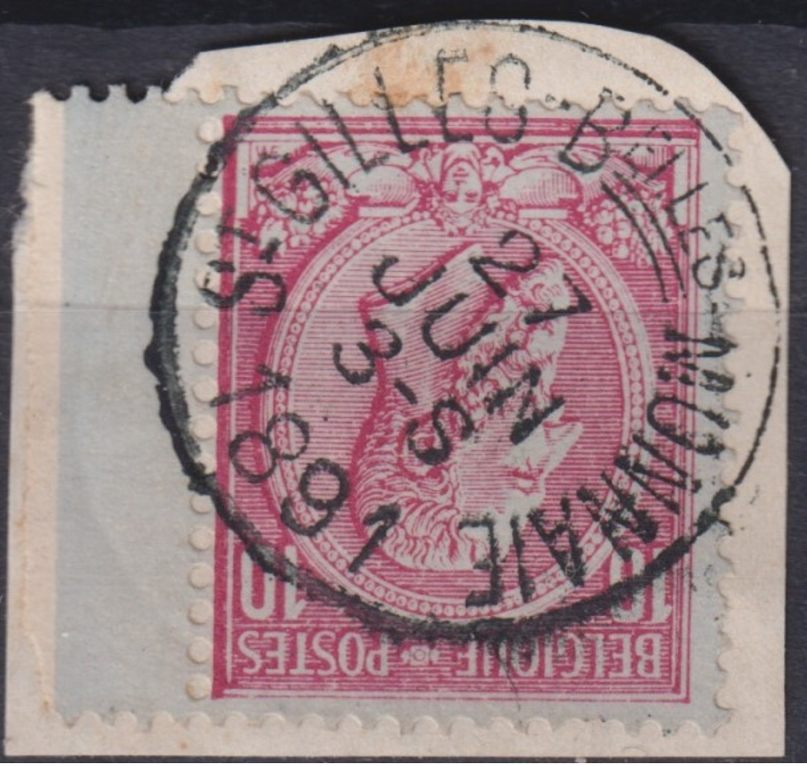 88- COB/OBP 46 (o)  "St-Gilles-Belles-Monnaie" +4 - 1884-1891 Leopold II.