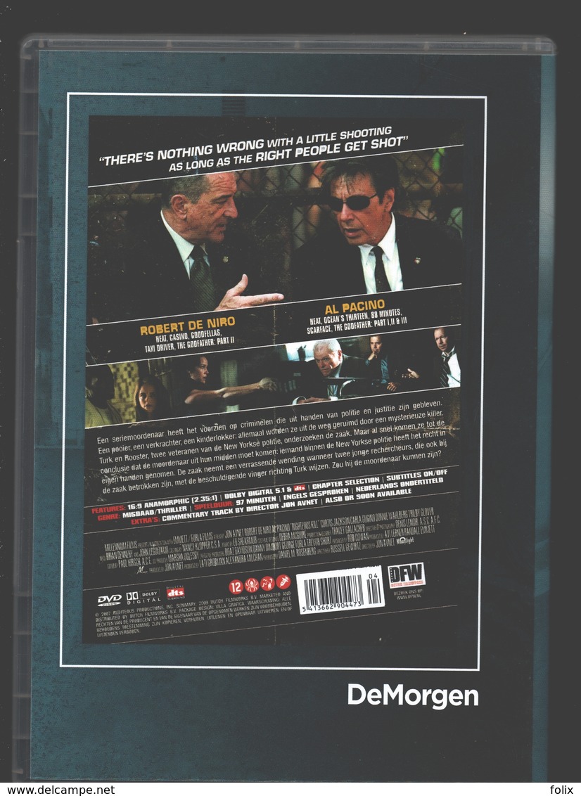 DVD - Righteous Kill - Robert De Niro / Al Pacino - Policiers