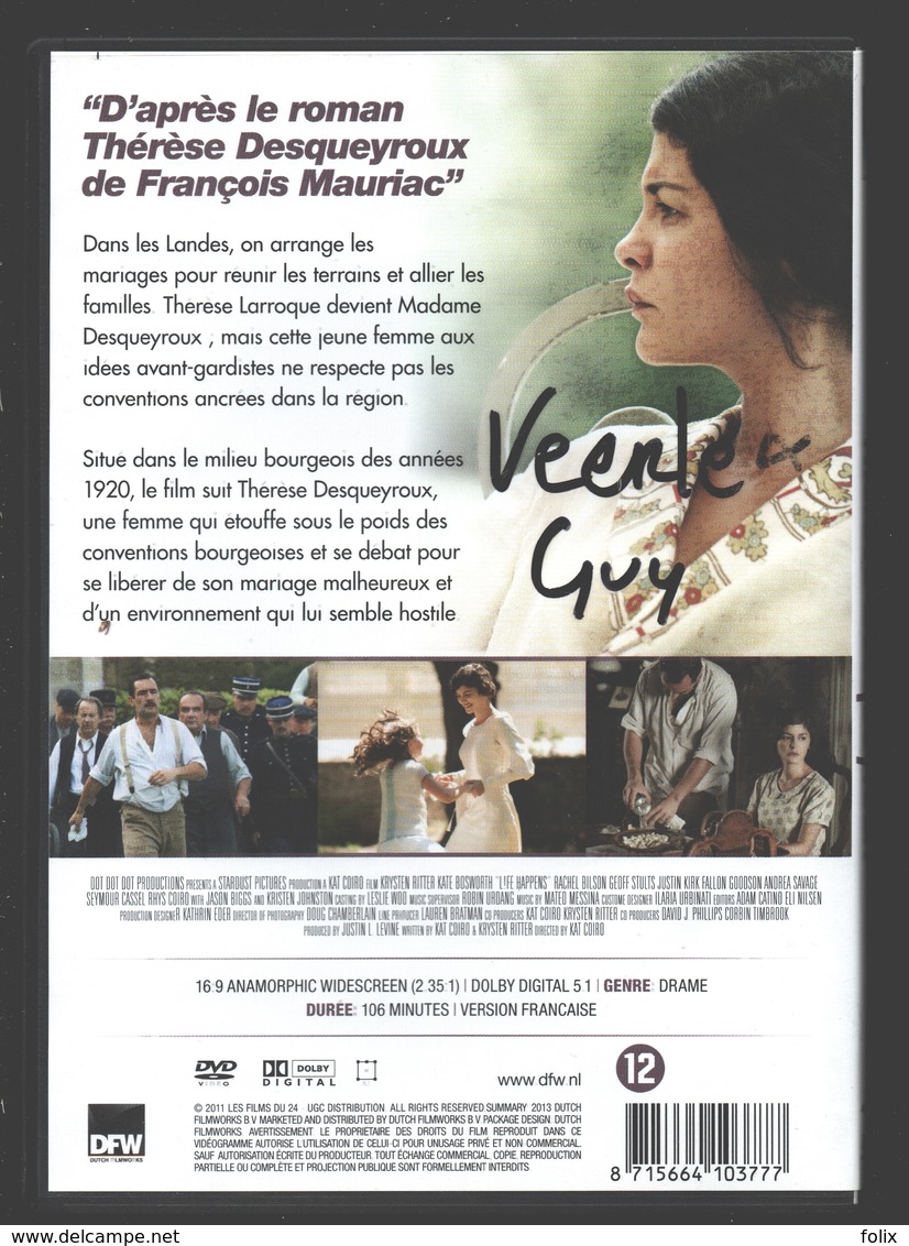 DVD - Thérèse Desqueyroux - Claude Miller - Drame