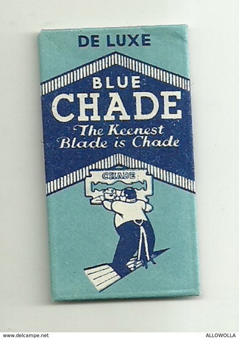 6315 " BLUE CHADE -THE KEENEST BLADE IS CHADE "-CONFEZIONE CON 1 LAMETTA - Razor Blades