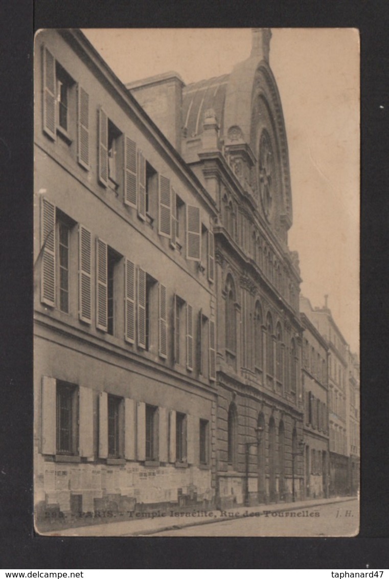 CPA. PARIS IVème . Temple Israélite, Rue Des Tournelles . - Other Monuments