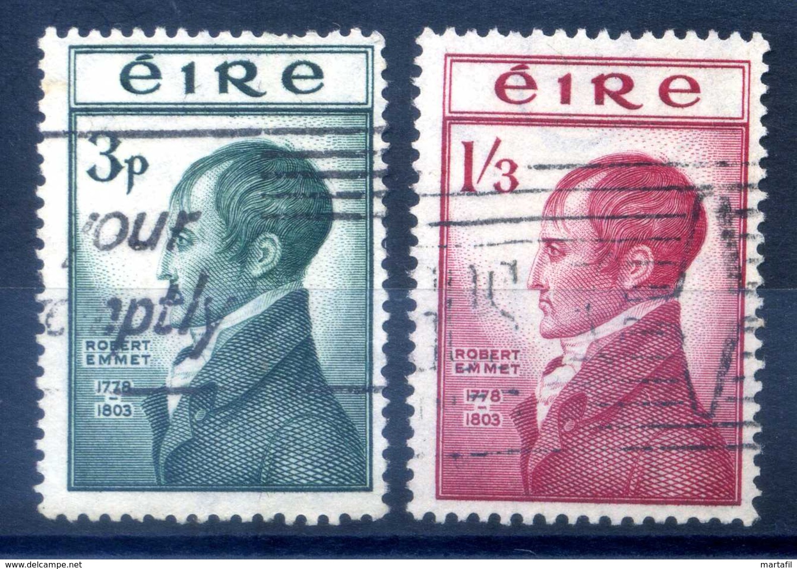 1953 IRLANDA SET USATO - Oblitérés